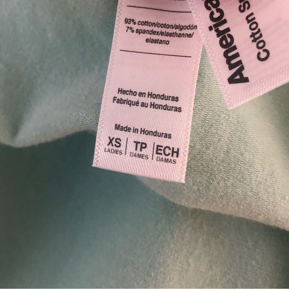 NWOT American Apparel Mint Green Crop Top Tank - Size XS BUNDLE FOR DISC - Picture 5 of 5